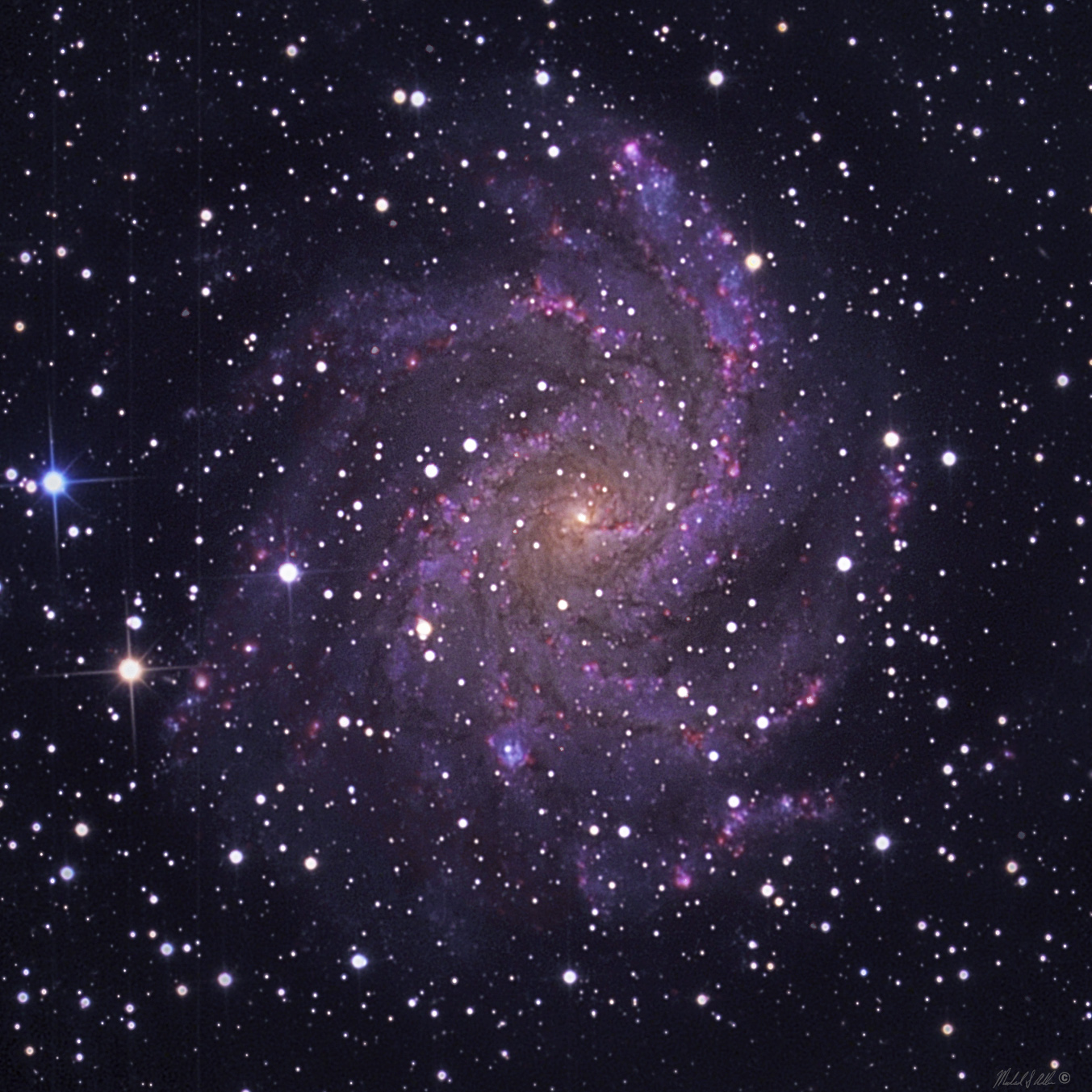 Fireworks Galaxy NGC 6946 Michael Adler Earth And Sky Imaging Fireworks Galaxy NGC 6946 Michael Adler Earth And Sky Imaging