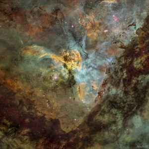 Keyhole Nebula, NGC 3372 (Hubble Palette, SHO)(CDK24)