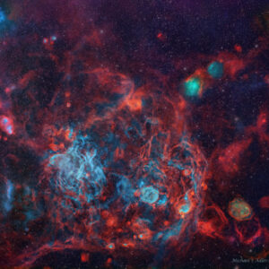 NGC 220, in the Small Magellanic Cloud,DR350
