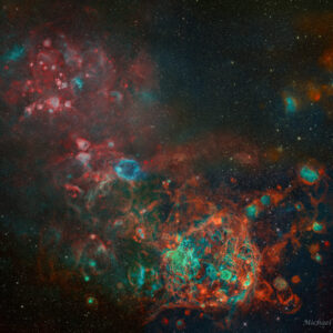 NGC 292, Small Magellanic Cloud,DR350