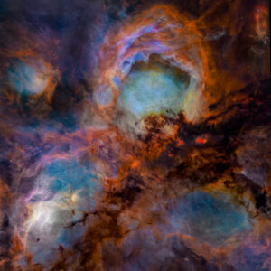 Cats Paw Nebula, NGC6334, JWST(No Stars)
