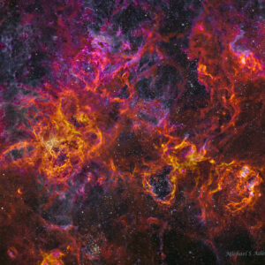 Tarantula Nebula and Surroundings, NGC 2070,DR350