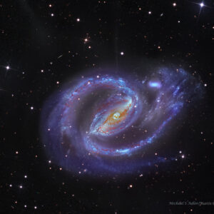 NGC 1097, A Seyfert Galaxy